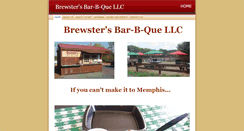 Desktop Screenshot of brewstersbarbq.com