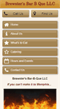 Mobile Screenshot of brewstersbarbq.com